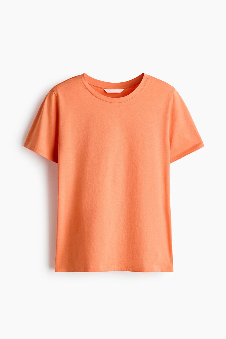 Kaos Katun Wanita - Orange