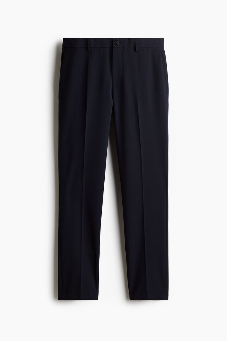 Celana Tailored Pria Slim Fit - Navy Blue