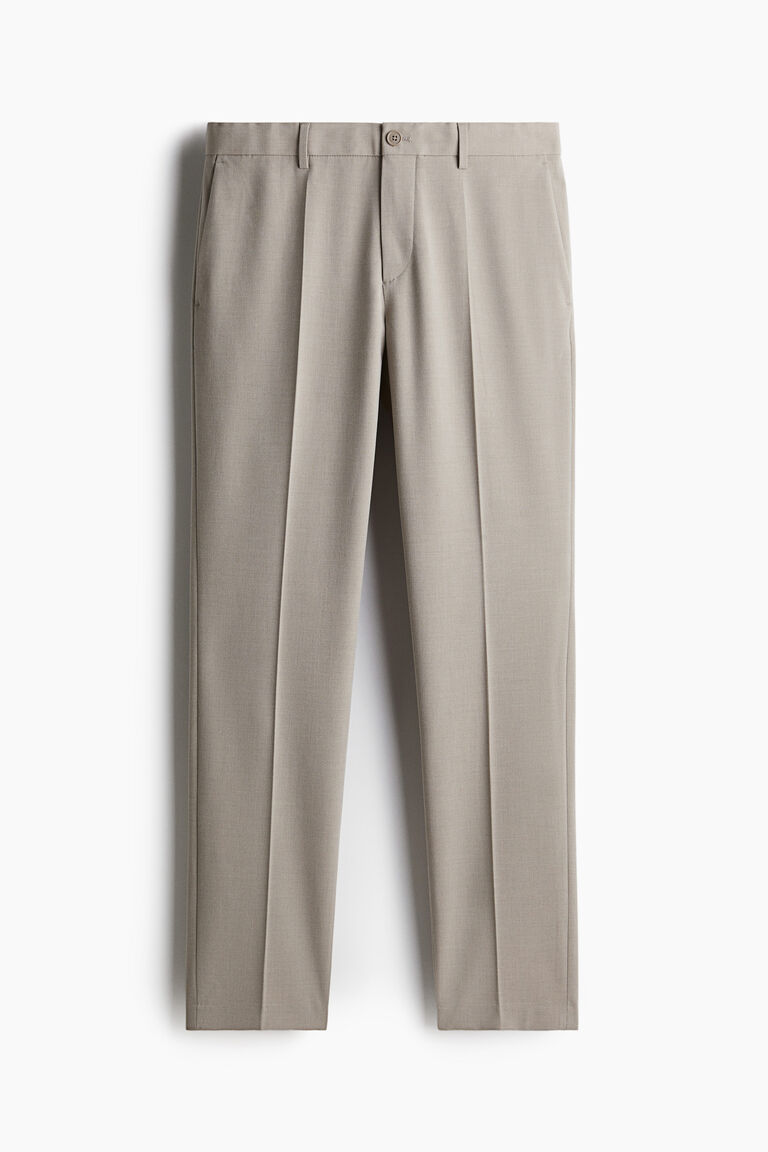 Celana Tailored Pria Slim Fit - Cream