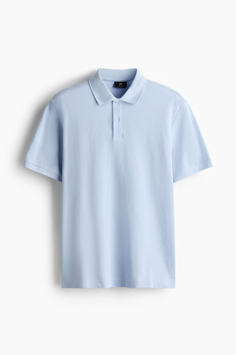 Kaos Polo Pria Regular Fit - Light Blue
